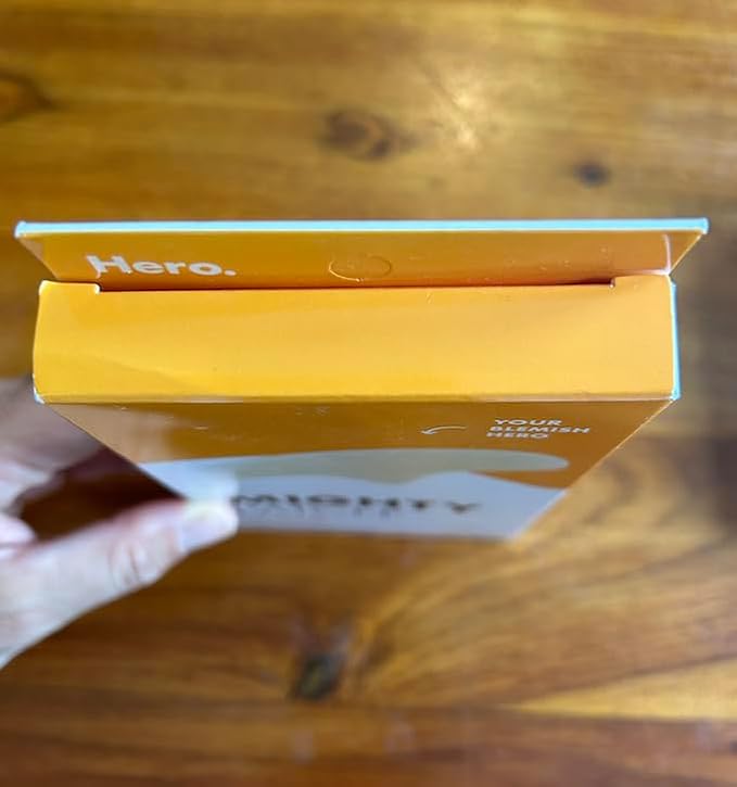 Hero Cosmetics Mighty Patch™ Forehead Patch - Hydrocolloid Acne Pimple Patch, Contoured to Cover Larger Area of Zits and Blemishes - Drug-Free and Suitable for Sensitive Skin (5 Count)