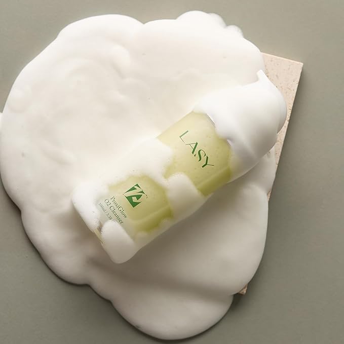 L.ASY ProxiGlow O2 Cleanser (3.4 fl.oz) – Oxygen-Infused Hydrating Facial Wash