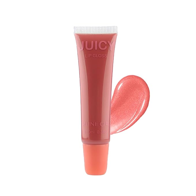 Juicy Lip Gloss, Lipgloss for Women and Girls, Lip Plumper, Lip Makeup Hydrating, Tinted Lip Balm, Colorful Lipgloss Moisturizing and Vibrant #jelly