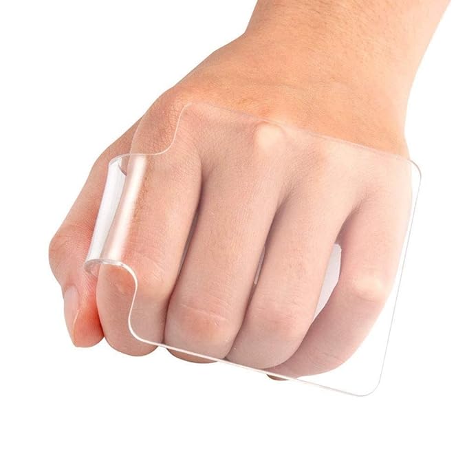 Handheld Makeup Mixing Palette, Transparent Hand Tray for Mixing Foundation for Home Salon Professional