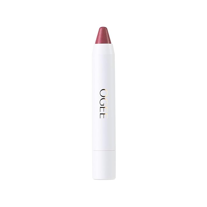 Ogee Tinted Sculpted Lip Oil - Lip Stain Made with 100% Organic Coconut Oil, Jojoba Oil, and Vitamin E - Best as Lip Balm, Lip Color or Lip Treatment - ROSALIA
