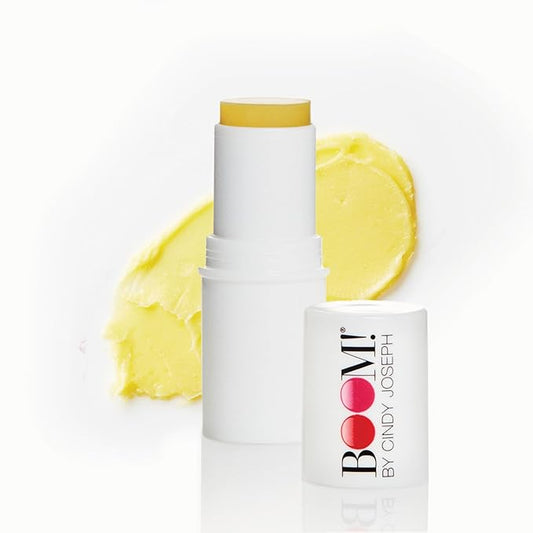 BOOM! by Cindy Joseph Boomstick Glo - Natural Hydrating Skin Moisturizer Stick for Face & Body - Multi-Use Vegan Makeup Stick for Older Women & Mature Skin