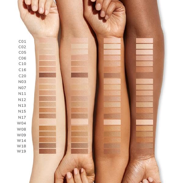 FARMASi Vfx Pro Foundation, Full Coverage Liquid Cream, Lightweight Long Lasting Coverage, Breathable Skin Moisturizer with Color True Matte Blending, Face Makeup, 1 fl. oz / 30 ml - Neutral Medium 13