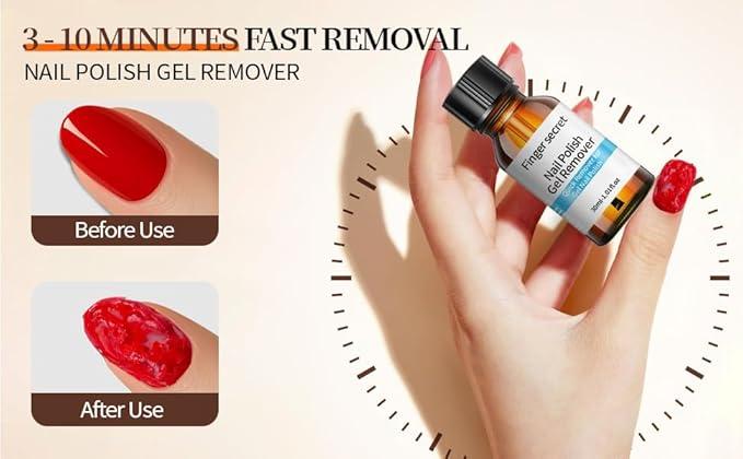 Gel Nail Polish Remover (1pcs, Gel Nail Polish Remover Set)