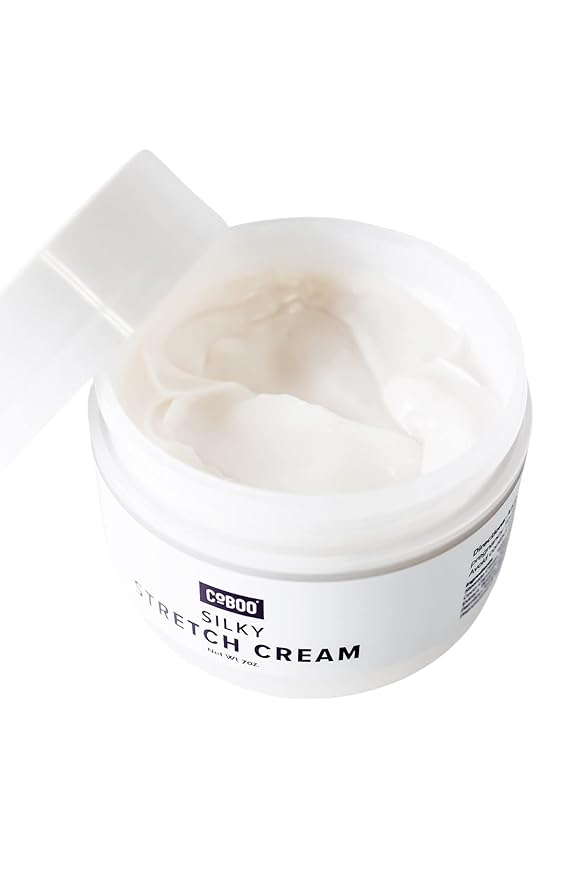 Silky Stretch Cream | Stretch Mark Cream for Pregnancy | Postpartum Essentials for Skincare | Helps Reduce Stretch Marks