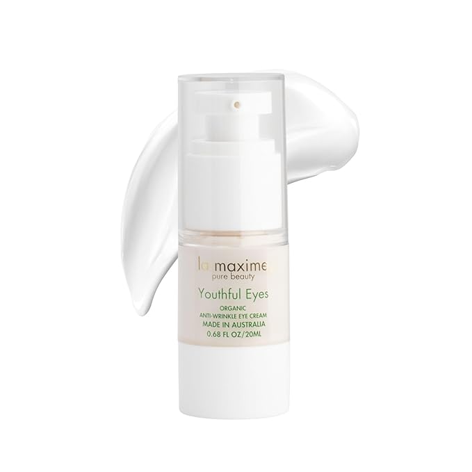 Youthful Eyes Organic Anti-Wrinkle Eye Cream, Targets Puffiness, Dark Circles, Eye bags and Fine Lines, Hydrating with Cucumber & Bilberry + 20 plant actives - Multi Award-winning formula