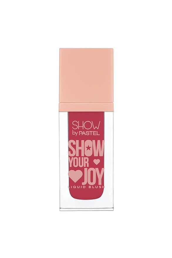 Show Your Joy Liquid Blush 55 | Dewy Finish | Natural Looking | Clean Beauty | Moisturize The Skin Up to 24 Hours | Cruelty-Free | Natural and Fresh Looking | 0.141 fl.oz.