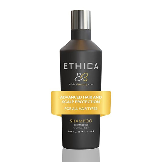 Sulfate-Free Salon-Grade Anti-Aging Moisturizing Shampoo, Hypoallergenic Scalp & Hair Growth Formula, For All Hair Types - Paraben Free, Gluten Free, Fragrance Free, 16.9 oz