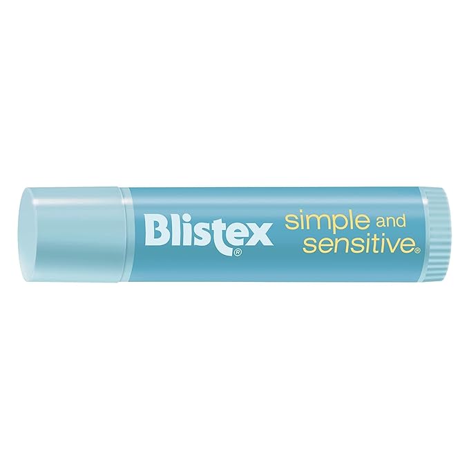 Blistex Simple and Sensitive Hypo-allergenic, Non-irritating Lip Moisturizer, (5-pack)