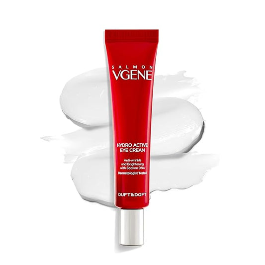 DUFT & DOFT Vgene Hydro Firming Lifting Booster Eye Cream - Anti Wrinkle, Dark Circles, Depuffing with Collagen and Niacinamide 0.9 Fl Oz