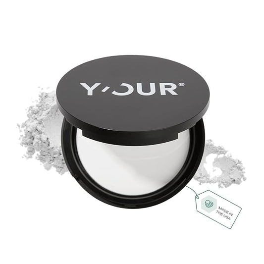 Y’OUR Invisible Matte Finishing Powder: Translucent Setting Powder Makeup; Lightweight & Long-Lasting; For All Skin Tones; Ideal for Oil Control; Fragrance & Dye-Free. Made in USA. 8.5g (0.3 oz)