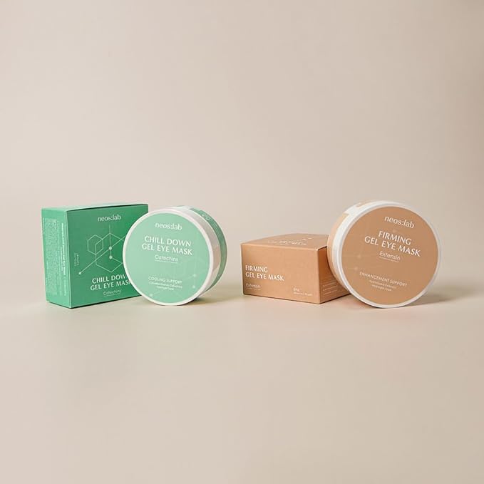 Chill Down Gel Eye Mask 60ea (30pairs) - Cooling Hydrogel Eye Patch with Catechins, Arnica Flower, Vitamins, Caffeine for Relieving Tired Eye Area, Brightening, Reducing Eye Bags, Puffy Eye