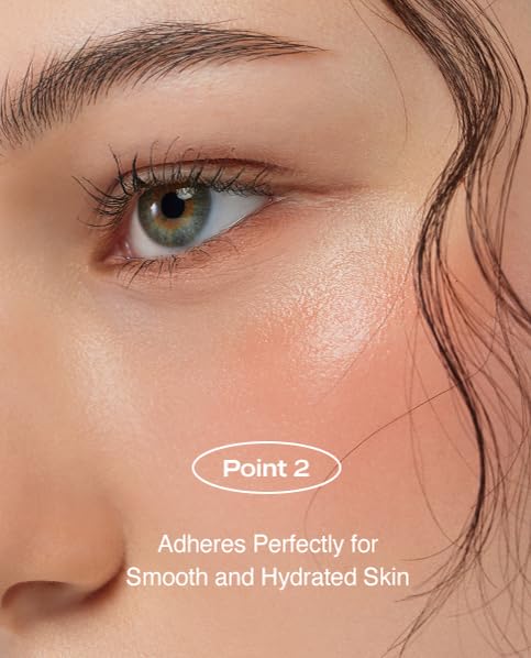 Gleam Glow Lip and Cheek Tint, Hydrating Korean Cream Blush with Long-Lasting Wear, Buildable with Radiant Finish, Plum Red 102, 0.15 oz