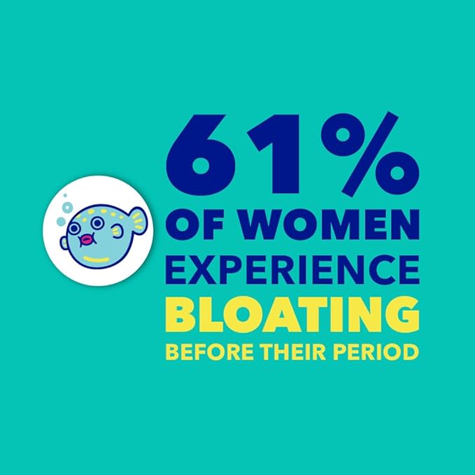 Midol Bloat Relief Caplets with Pamabrom, Relieve Bloating Symptoms Before and During Your Period, Provides Up to 6 Hours of Relief for Women, 60 Count