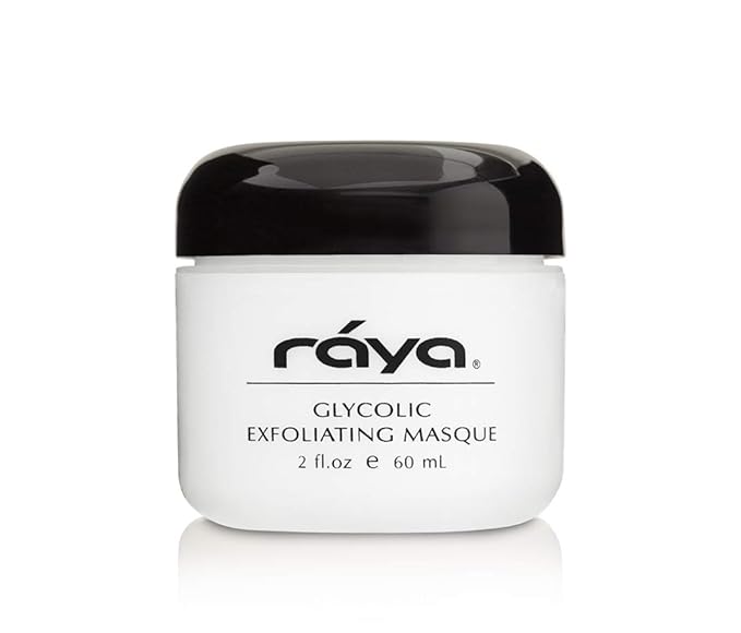 Raya Glycolic Exfoliating Masque with AHA and BHA (G-611) | Exfoliating Facial Treatment Mask for All Non-Sensitive Skin | Made with Alpha and Beta Hydroxy Acids