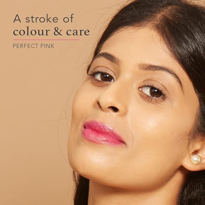 Oh-So-Luxe Liquid Tinted Lip Balm, Hydrating & Nourishing Tinted Lip Oil for dry dark lips, results in Soft & Glowing Lips, Moisturizing, Non-Sticky Perfect Pink Shade - 0.10 Fl Oz - RAS LUXURY OILS