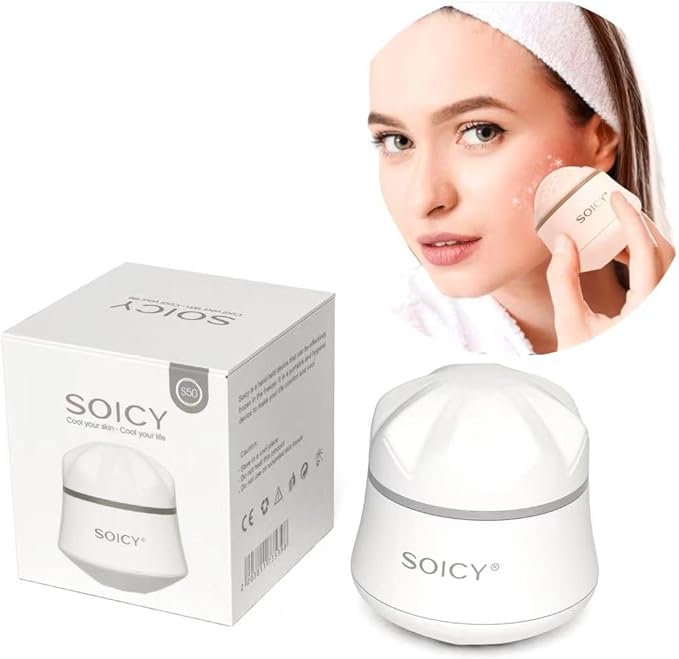 Facial Roller Stainless Steel Eye and Face Ice Massage Roller 360 Degree Rotate Ice Massage Roller Beauty Skin Care Tool