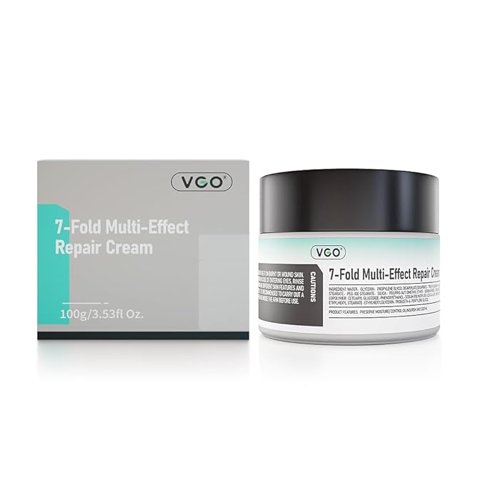 VGO Moisturizer Face Cream, 7-Fold Multi-Effect Repair Facial Cream, Daily Repair Moisturizer for Body and Face - Perfect for Every Skin Type 100ml / 3.53oz