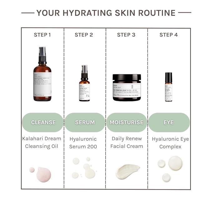 Evolve Organic Beauty - Natural Hyaluronic Eye Complex | Small-Batch, Vegan Clean Beauty (0.3 fl oz | 10 mL)