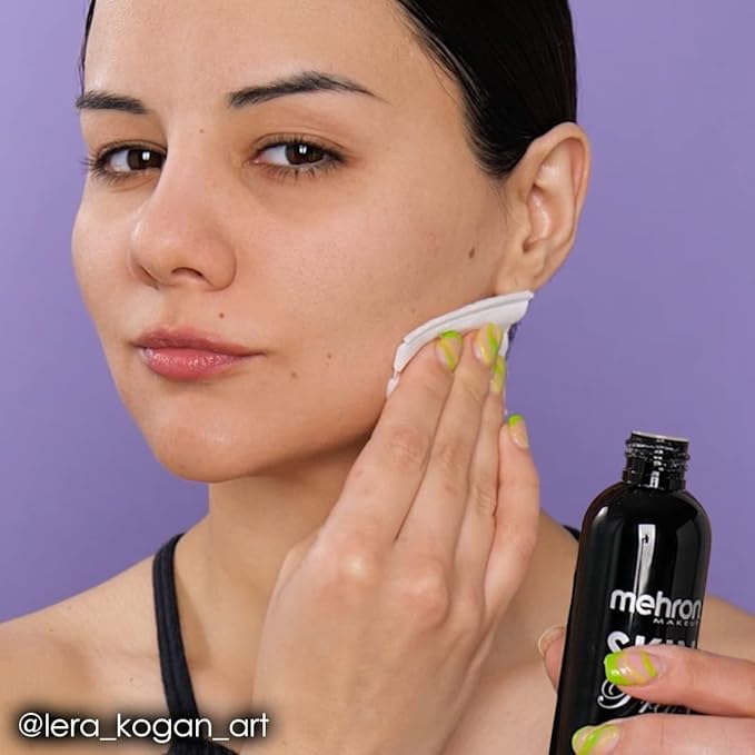Mehron Makeup Skin Prep Pro Mattifying Skin Toner | Long Lasting Pre-Makeup Skin Primer (1 fl oz)
