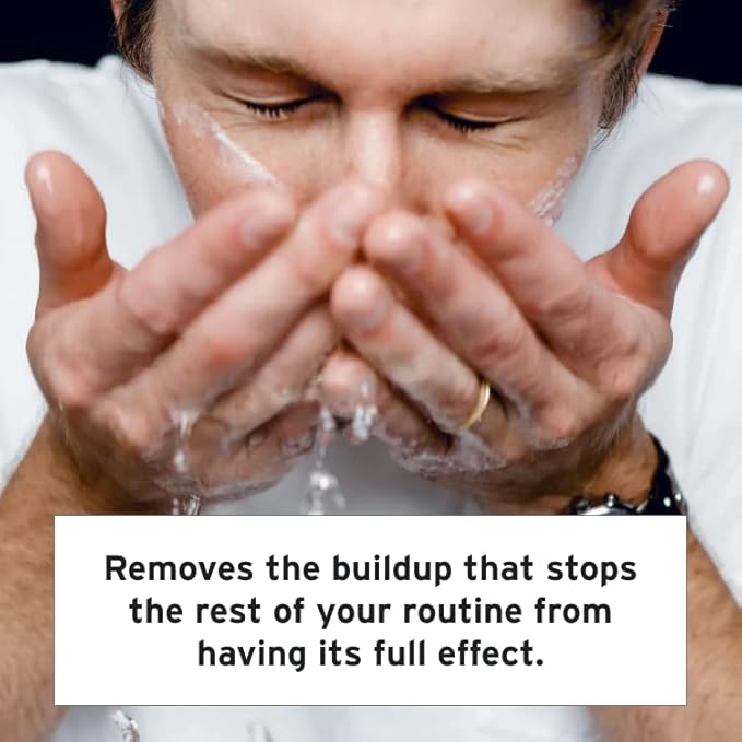 Supply Mens Face Scrub - Plan-based Mens Exfoliating Face Scrub with Biodegradable Beads, Aloe, Tea Tree & Mint - Natural Cleanser Removes Dead Skin, Oil & Impurities - Refreshing Skincare for Men