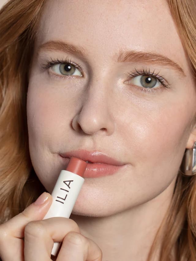 ILIA - Balmy Tint Hydrating Lip Balm | Non-Toxic, Cruelty-Free, Moisturizing + Sheer, Buildable Lip Color (Hold Me, 0.15 oz | 4.4 g)