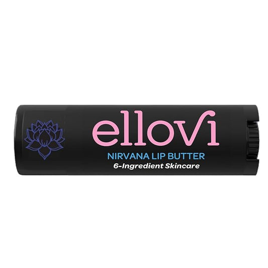 Natural Lip Butter Lip Balm - Nirvana - Pure Enough to Eat - Made With Just 6 Vegan Ingredients - Moisturizing Lip Care for All Day Hydration