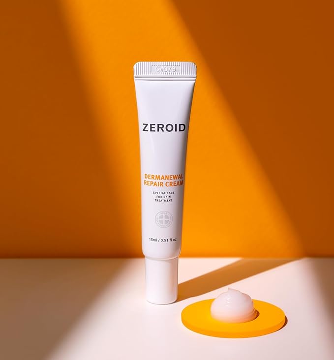 ZEROID | Dermanewal Repair Cream | Korean Dermocosmetic Special Care for Skin Treatment | Moisturizer Face Cream for Sensitive Skin | Face Lotion with Ceramide | Hydrating Lotion | 0.51 fl oz (15ml)