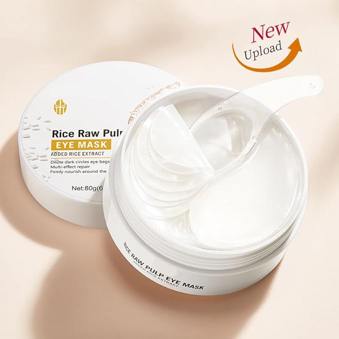Rice Essence Eyes Mask Smooth And Moisturizing Around Eyes Skin Added Rice Extract, 2.27 Ounce (Pack of 1)