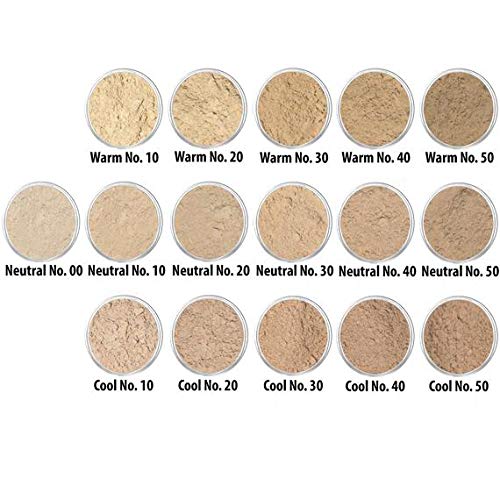 Lauren Brooke Cosmetiques Natural Makeup Powder Foundation (6 Gram, Neutral No. 00)