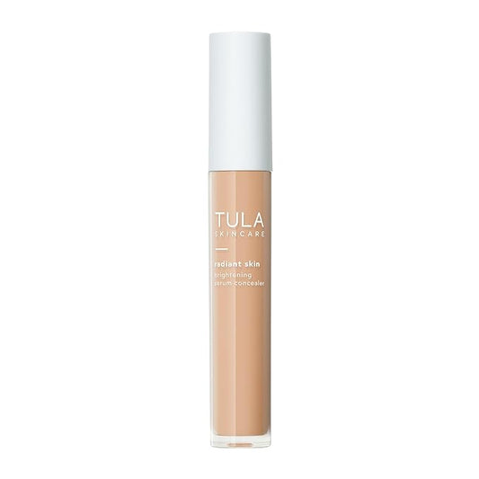TULA Skin Care Radiant Skin Brightening Serum Concealer - Conceals Dark Circles & Discoloration, Longwearing & Crease-Resistant, Brightens the Appearance of Skin Over Time, Shade 115, 0.18 fl oz.