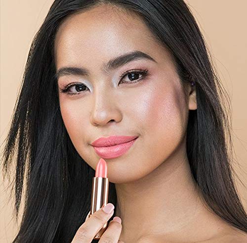 Karen Murrell - Natural Lip Stick - Lipstick 15 Peony Petal - Coral Lipstick - Matte Finish, 100% Natural Ingredients, Moisturizes & Hydrates Lips - Paraben & Cruelty Free