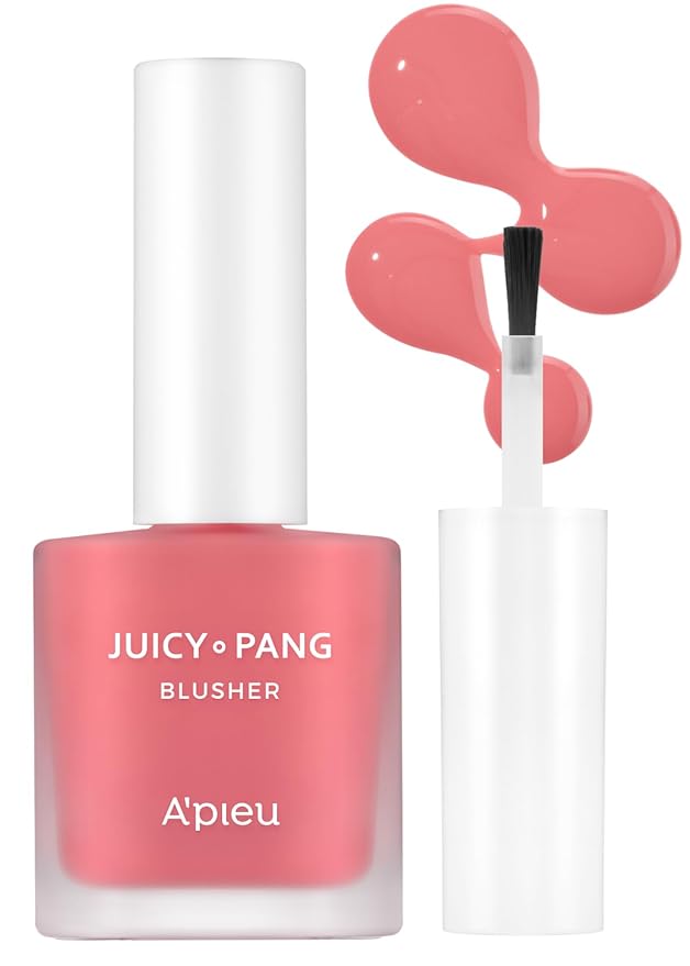 A'PIEU JUICY-PANG WATER BLUSHER (PK01 - I'm Strawberry) Korean Liquid Blush For Cheeks K Beauty Makeup