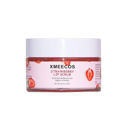 Strawberry Lip Scrub Exfoliating Moisturizing and Repairing and Lips Softening| Cruelty-free| Exfoliator
