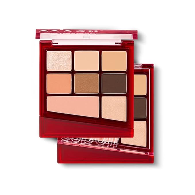 Espoir Real Eye Palette All New #1 Every Beige 0.26 oz 7.5g | Multi-Use Long-Lasting Blendable 8 Colors Natural Glitter Soft veil matte Makeup Eyeshadow Palette for Various Makeup Looks| Korean Makeup