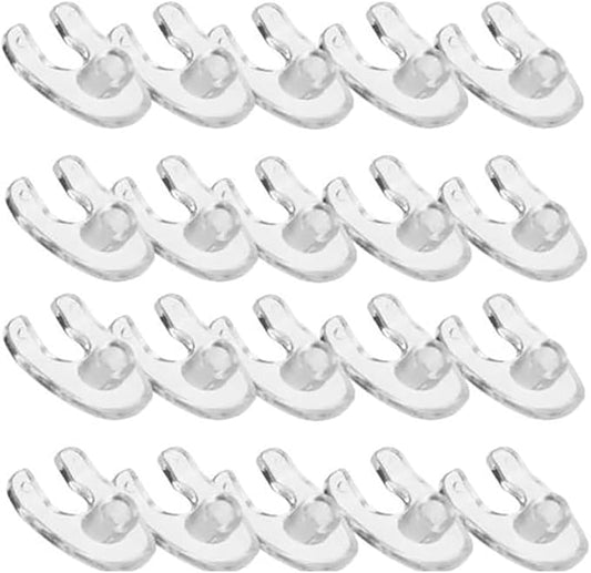 Accessory Disposable Desinfection Parts for Beauty Tool Mesogun Meso Device(20pcs Clear Feet)