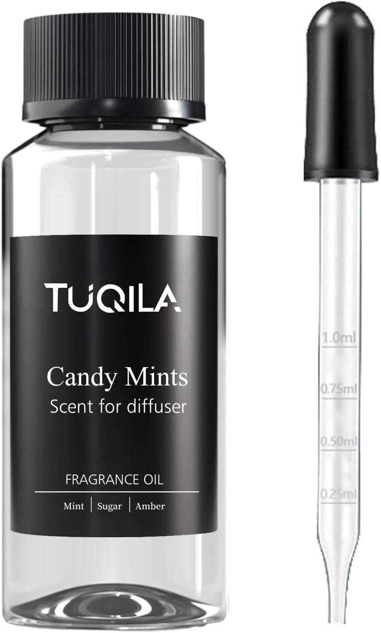 Hotel Waterless Diffuser Oil Candy Mints, Essential Scent Oil Usage Cold Air Waterless Diffuser, Luxury Scents Oils Fragrance Bottle120 ML Home Natural Flavour