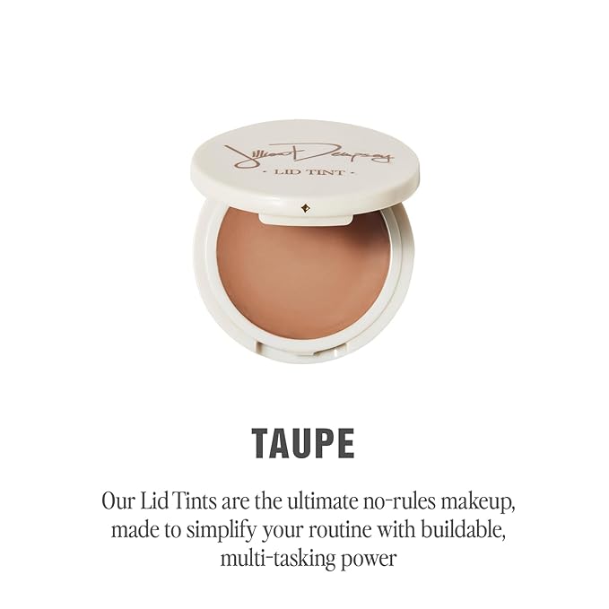 Jillian Dempsey Lid Tint: Satin Cream Eyeshadow I Easy Application for a Natural Shimmer or a Layered Matte Finish I Taupe