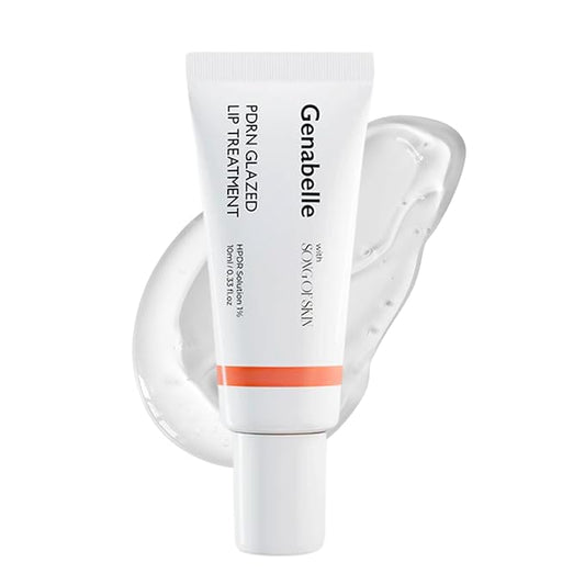 PDRN Glazed Lip Treatment – Hydrating & Plumping Lip Balm with PDRN & Peptides for Soft, Glossy Lips – Intensive Lip Repair & Moisture Lock- 0.33 fl oz