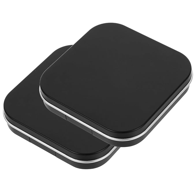 Makeup Pallet Magnetic Travel Containers Eyeshadow Palettes 2pcs Empty Eyeshadow empty eyeshadow empty makeup makeup Makeup Empty Empty Eyeshadow Containers Makeup Pallet Black Eyeshadow
