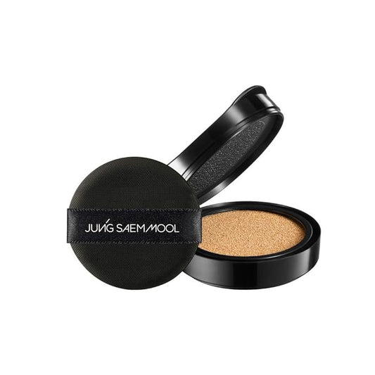 [JUNGSAEMMOOL OFFICIAL] Essential Skin Nuder Cushion (Pink Light) | Refill | Natural Finish | Buildable Coverage | Makeup Artist Brand