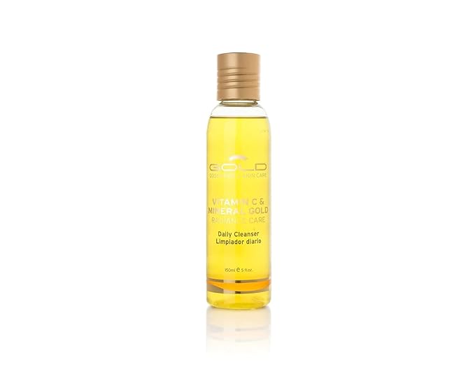 Gold Cosmetics & Skin Care Vitamin C & Mineral Gold Skincare, with Collagen (Daily Cleanser, 150ml)