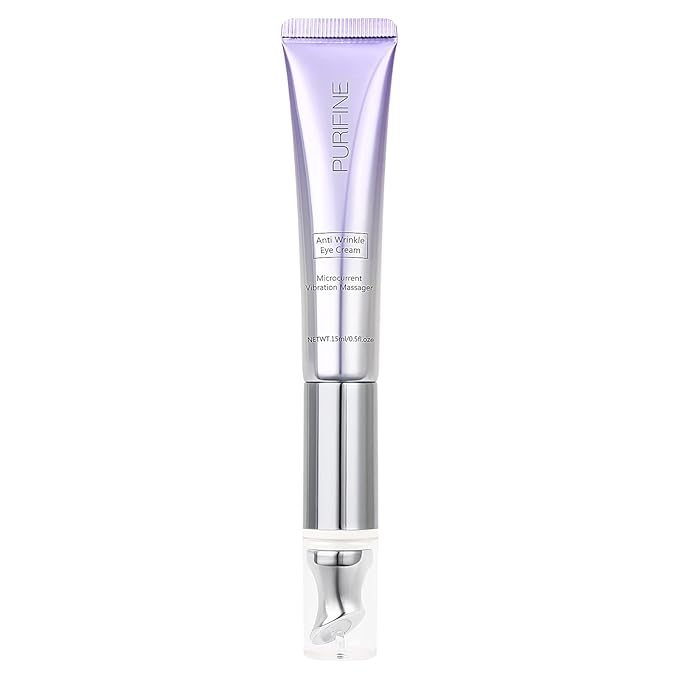 Eye Cream for Wrinkles and Fine Lines Microcurrent Massage Anti-wrinkle Eye Cream Anti Aging 0.5 fl oz