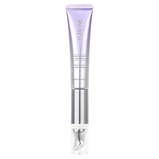 Eye Cream for Wrinkles and Fine Lines Microcurrent Massage Anti-wrinkle Eye Cream Anti Aging 0.5 fl oz