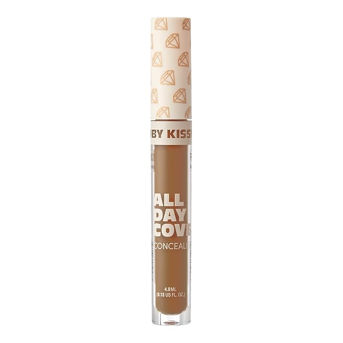Ruby Kisses All Day Concealer Lightweight Full Coverage Multi-Use Concealer 0.13 Fl Oz (Deep Honey)