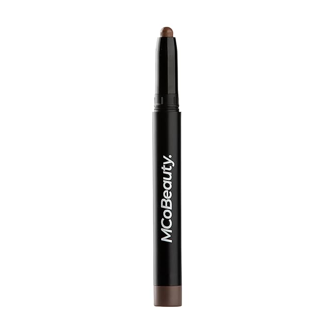 MCoBeauty Eyeshadow Stick, Matte, Chocolate, Highly Pigmented, Built-in Sharpener, Vegan, Cruelty Free Cosmetics