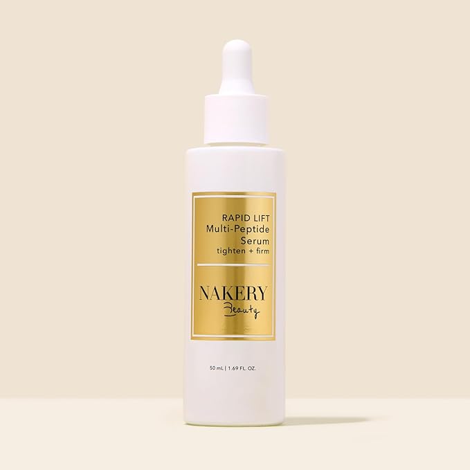 Nakery Collagen Peptide Serum for Women - Rapid Lift Face Serums for Anti Aging Face Tightening and Lifting - Multi Peptides Collagen Serum for Face & Crepey Skin to Firm Wrinkles & Sagging Skin