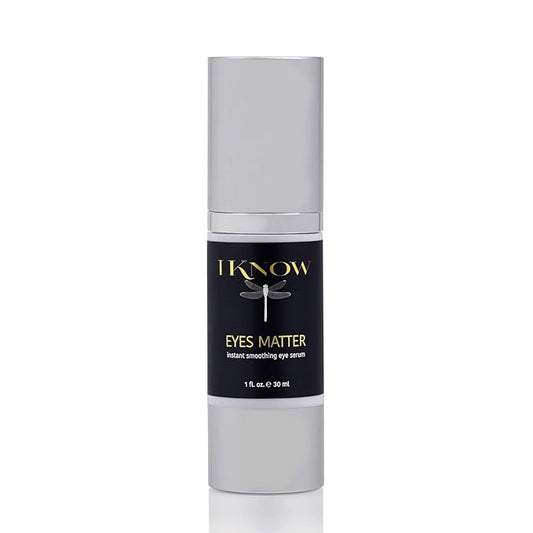 EYES MATTER Instant Smoothing Eye Serum, Rapid Wrinkle Reducer, Rejuvenating, Brightening Treatment for Fine Lines, Puffiness & Dark Circles, (1oz)