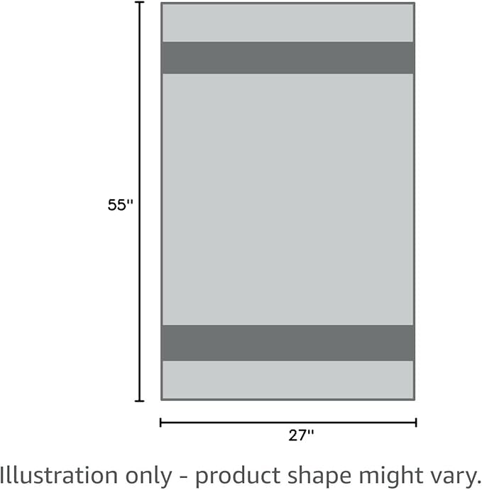 CASA COPENHAGEN Ember, 500 GSM, 27x55 Inches Large Bath Towels, Set of 4 Towels, Super Soft and Absorbent, Egyptian Cotton Towels for Bathroom & Shower - Light Grey +White +Black +Dark Grey