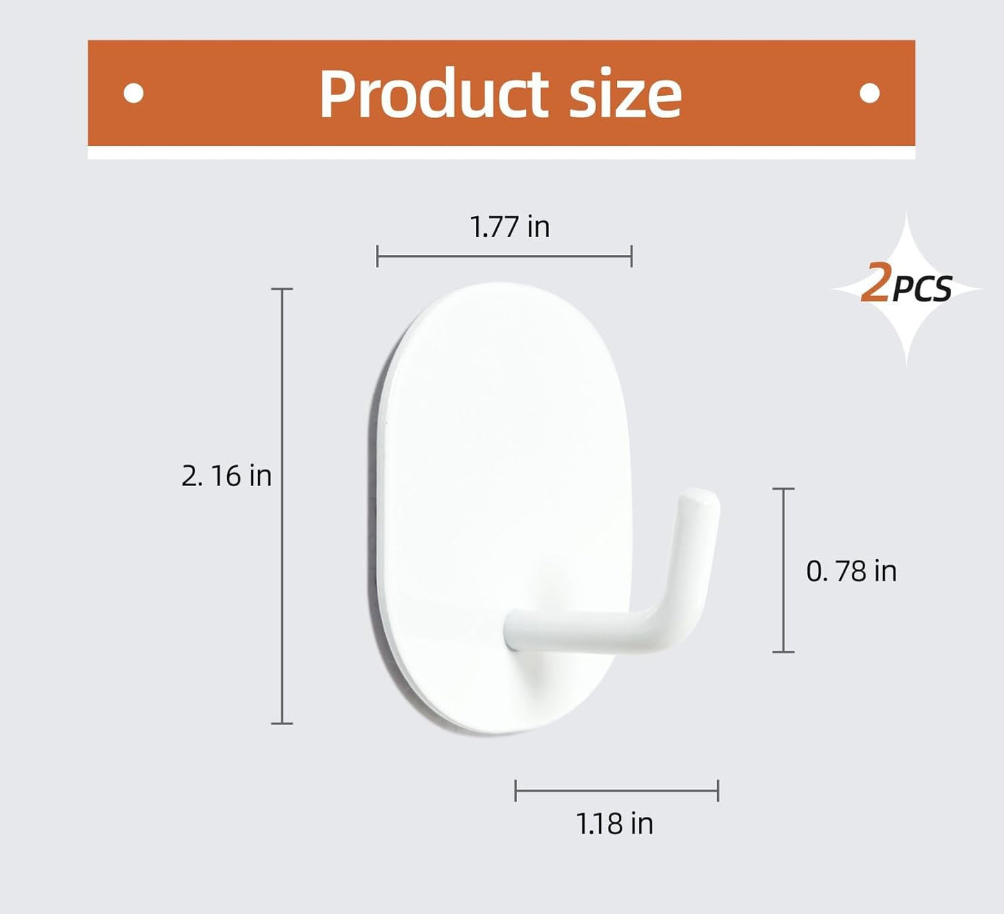 Magnetic Hooks,Strong Hooks for Kitchen, Refrigerator, Wardrobe and Outdoor Grill, Cabin, Hanging Clothes, Keys, Kitchenware(White&Black, 2psc)